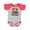 Baseball Heather and Red, variant on Kayak Future Kayaker Boys or Girls Baby Bodysuit