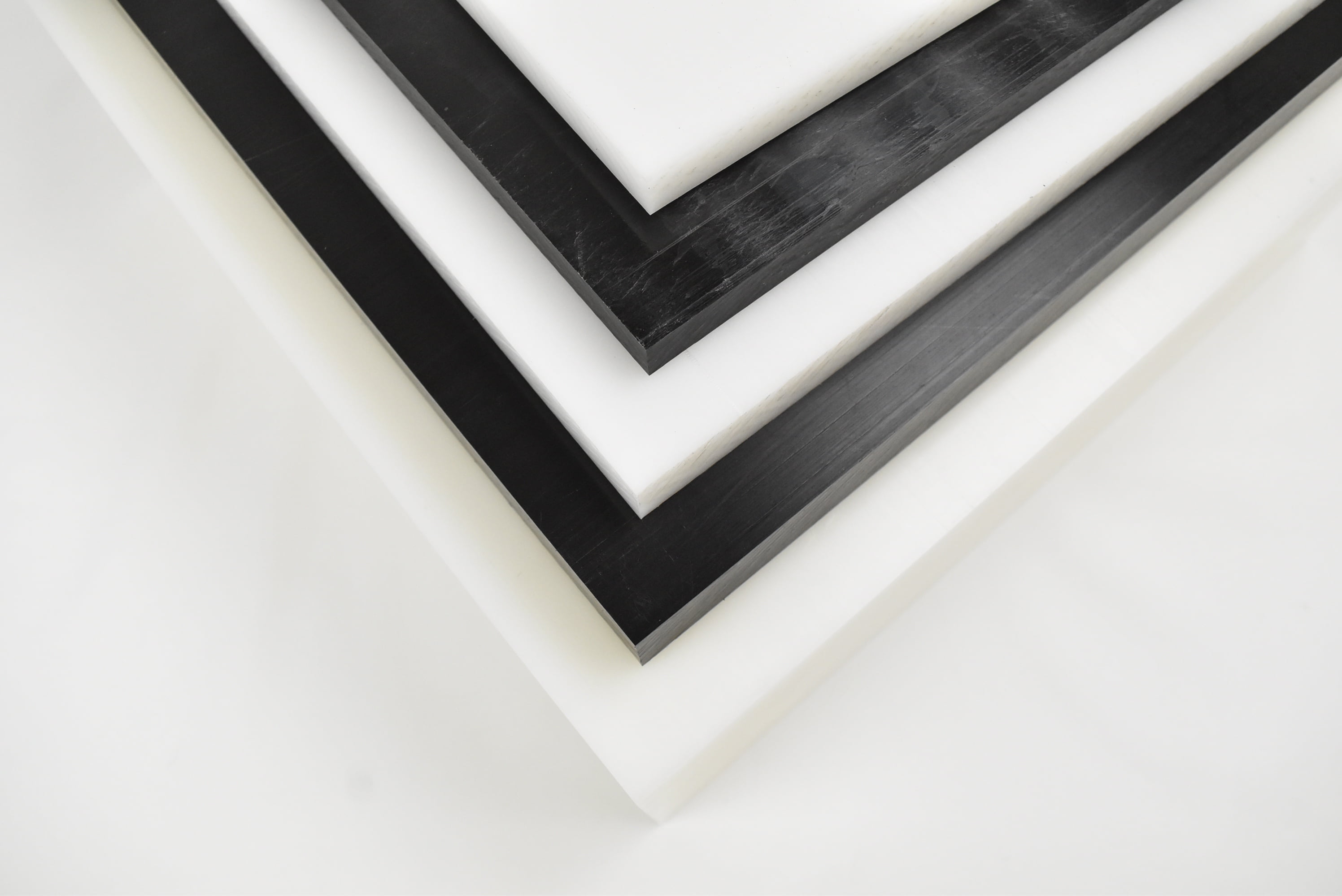 Black Color Acetal Plastic Sheet 3/4" x 12" x 12" Delrin