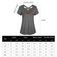 thumbnail image 3 of Camiseta de yoga de manga corta para mujer Camiseta de entrenamiento para correr de secado rápido, 3 of 6