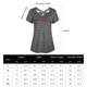 thumbnail image 4 of TFixol Camiseta de yoga de manga corta para mujer Camiseta de entrenamiento para correr de secado rápido, 4 of 4