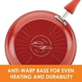 thumbnail image 4 of Rachael Ray 12 inch Get Cooking! Aluminum Nonstick Deep Skillet, Red, 4 of 6
