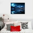 thumbnail image 4 of ONETECH Night Starry Sky And Snow Mountain Natural Scenery Poster Printing Art Picture 9196 Canvas Prints Poster Wall Art For Home Office Decorations 20\x16\, 4 of 4
