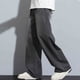 thumbnail image 4 of Pantalones largos de moda para hombre, casuales, de color sólido, con bolsillos y cremallera, cintura elástica, de poliéster., 4 of 5