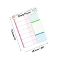 thumbnail image 2 of Weekly Planner Notepad with 52 Tear Off Sheets, to Do List Pad with 7-day Calendar & Notes Section for Task Tracking, Non-stick Backing for Desk Use, Perfect for Office Professionals & Home, 2 of 3