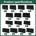 thumbnail image 2 of 14Pcs Rubber Polishing Pad Set Reusable Flexible Contour Sanding Block Profile Sanding Pad Convex Concave Sandpaper Holder Woodworking Angle Sanding Tool for Contour Curve Profile-black-, 2 of 9