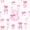 Pink B, variant on Manfei Girls Cartoon Bowknot Personalized Initial K Bed Sheets 4pcs,Geometric Stripes King Sheets for Kids Teens,Lightweight Room Decor