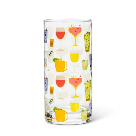 

Set of 4 Colorful Cocktails Hiball