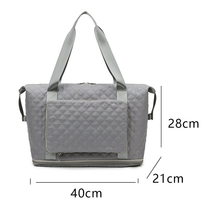 Travel Duffle Bag for Men Women Weekender Overnight Bags with Shoe Compartment Carry On Duffel Bag Sports Gym Tote Bags light grey G60158 Walmart