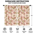 thumbnail image 2 of Blackout Kids Curtains,Pioneer Flower Floral Print Pattern Childrens Insulated Curtains Set Of 2,Bedroom Essentials,Toddler Room Decor 52"x84", 2 of 5