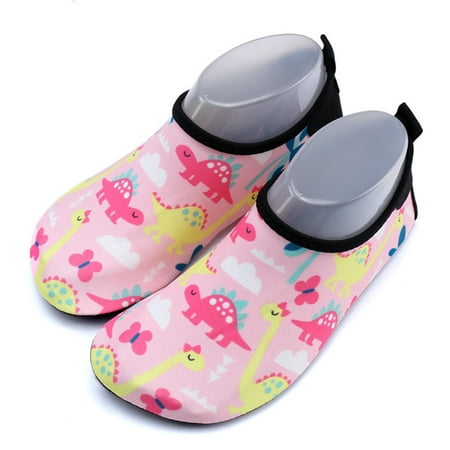 

Swim Barefoot Shoes Cute Animal Water Shoe for Running Walking Water Shoes 32-33 Foundation Dinosaur
