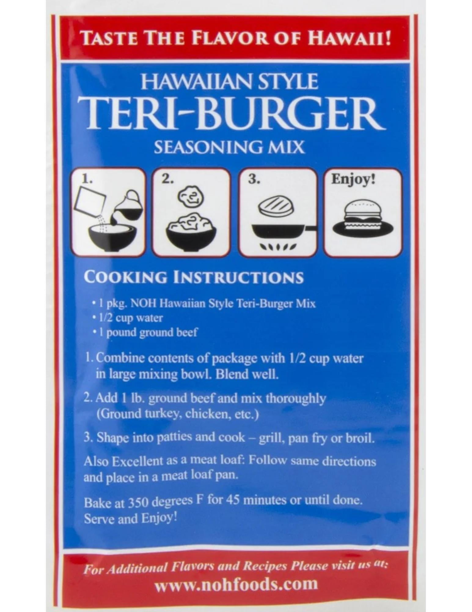 NOH Foods of Hawaii Seasoning Mix- Teri-Burger, 1.5 oz