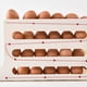thumbnail image 4 of Matsuzay Caja de almacenamiento de huevos rodante organización eficiente fácil acceso gran capacidad multifuncional Cocina y Comedor, 4 of 6