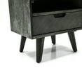 thumbnail image 2 of Mohave Mid-Century Tundra Grey Acacia Single Drawer Night Stand, 2 of 6