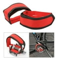 thumbnail image 4 of Correas de pedal para bicicleta fija, para ciclismo al aire libre rojo, 4 of 9