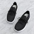 thumbnail image 6 of XIMIN Women's Walking Casual Athletic Slip on Shoes Lightweight Lace-up Tennis Fashion Sneakers Sports Workout Gym Shoes for Running Outdoor Gym Workout, 6 of 9