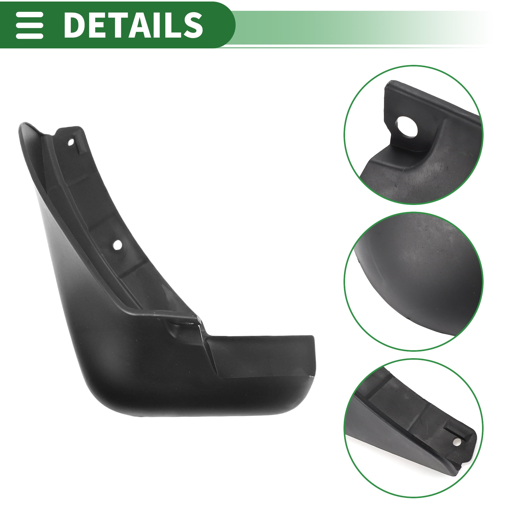 Unique Bargains Mud Flaps Splash Guards Mud Guards for Nissan LEAF 2011-2016 W/Mount  Accessories