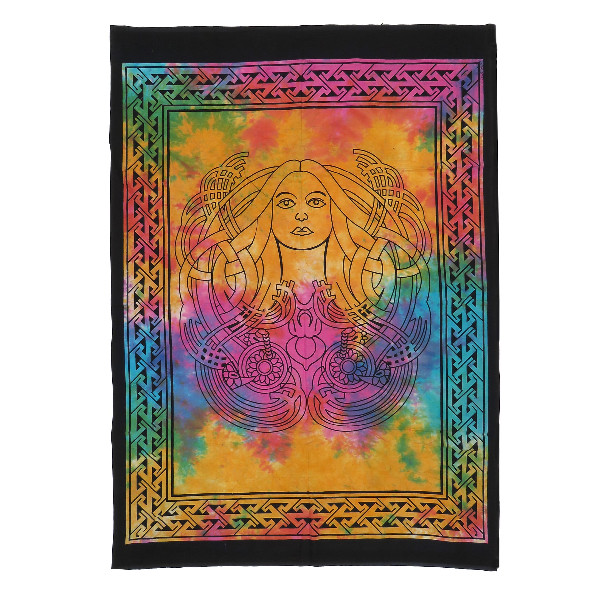 Tapestry Fairy Tie-Dye Poster Wall Hanging Hippie Decor Indian Home Small Throw 