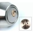 thumbnail image 4 of Bathroom Bedroom Stainless Steel Single Cylinder Deadbolt Door Lock W/3 Keys, 4 of 6
