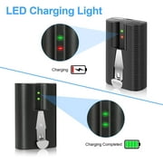 SUNBAT 6040mAh 3.65V Rechargeable Ring Camera Replacement Battery Compatible with Ring Video Doorbell 2/3/4/3 Plus/, Spotlight Cam, Stick Up Cam(2 Pack)