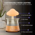 thumbnail image 3 of Cloud Rain Humidifier with 7 Colour Lights Timer Portable Raindrop Cloud Humidifier Reusable Aroma Diffuser Humidifier for Home Office Bedside, 3 of 8