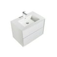 thumbnail image 1 of SERA Fleur Coiffeuse de Salle de Bain Blanche, 1 of 4
