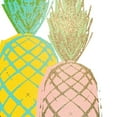 thumbnail image 2 of Kimberly, Allen 12x12 White Modern Wood Framed Museum Art Print Titled - Pineapple Bright 1, 2 of 4
