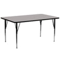 thumbnail image 1 of Pemberly Row Table d'Activité à Dessus Haute Pression 31 Pouces x 72 Pouces x 30 Pouces en Gris, 1 of 3