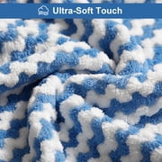 JOYMOOP Microfiber Cleaning Cloths – 18 Pack, 10 x 10, Blue