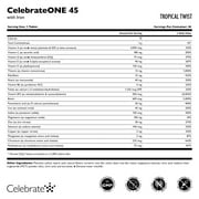 CELEBRATE VITAMINS CelebrateONE 45 Once Daily Bariatric Multivitamin with Iron, Tropical Twist, 30 Count