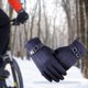 thumbnail image 5 of 2 pares de guantes ligeros y cálidos de invierno para usar con pantalla táctil y correr en días fríos. Azul, 5 of 8
