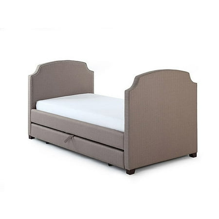 Maison Twin Upholstered Daybed And Trundle, Pebble Stone - Walmart.com - Maison Twin Upholstered Daybed And Trundle, Pebble Stone - Walmart.com