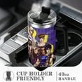 thumbnail image 4 of JoJo's Bizarre Adventure-theme Insulated Stainless Steel Tumbler with Handle Gifts For Family Friends Fans and Straw Fits in Standard Cup Holder 40 OZ, 4 of 6