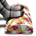thumbnail image 3 of Spring Foot Rest, Lively Colored Springtime Garden with Wildflowers Bouquet Arrangement with Leaves, Non-Slip Backing Adjustable Ergonomic Memory Foam Leg Support for Office, Multicolor, by Ambesonne, 3 of 5