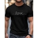 thumbnail image 5 of Men's T-Shirt,Short Sleeve Tee Shirt Casual Tops Valentine's Day Love Crew Neck T Shirts for Men, 5 of 8