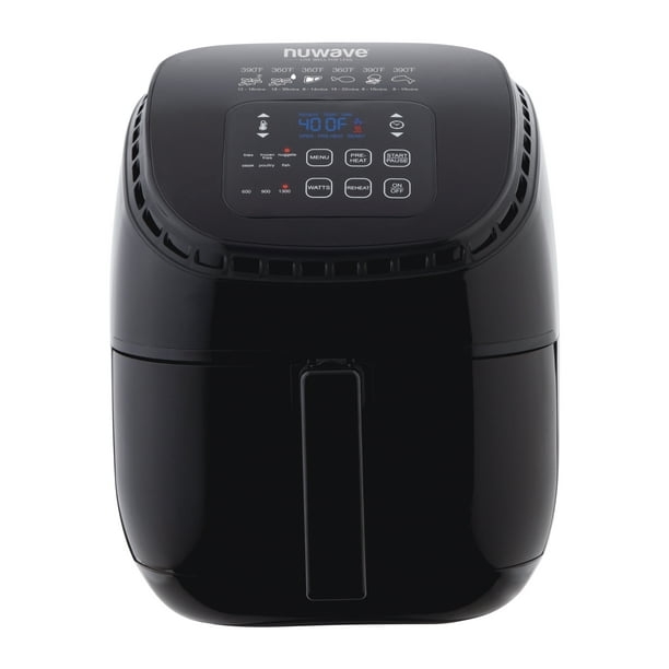 Nuwave Brio 3-Quart Digital Air Fryer includes Nuwave Cooking Club App and one-touch digital controls
