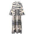 thumbnail image 3 of Liacowi Women Boho Dress Loose Long Dress Long Sleeve Geometric Print Shirt Dress Plus Size Swing Dress for Casual Daily, 3 of 7