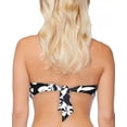 thumbnail image 2 of Island Escape MORNING GLOW BLACK/WHITE Sunshine Halter Bikini Swim Top, US 8, 2 of 4