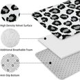 thumbnail image 5 of White and Gray Of Leopard Print Bathroom Rugs Sets 3 Piece,Toilet Cover Set,Absorbent Non Slip Bathroom Mats Sets with U-Shaped Contour Rug Toilet Rug Set, 5 of 5