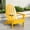 Yellow, variant on Erommy Outdoor Folding Adirondack Chair ,Weather Resistant HDPE Fire Pit Chairs with Wooden Textured for Patio Garden,Backyard,Pool-Yellow