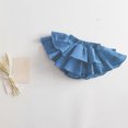 thumbnail image 3 of Toddlers Girls Skirts with Shorts Cute Elastic Waist Tiered Tutu-Skirt 2-8 Kids Trendy Solid Color Layered Ruffle Mini Puffy Skorts, 3 of 3