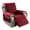 Wine red, variant on Reversible Recliner Cover - Pet & Kid Proof, Non-Slip, 2 Sizes (Fits Small/Large Chairs) - Soft Microfiber Furniture Protector
