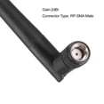 thumbnail image 4 of Antena GSM GPRS WCDMA 2dBi 824-960/1710-1990MHz 3G Conector Macho SMA/RP-SMA Omnidireccional Plegable Negro/Blanco Negro RP-SMA Macho, 4 of 4