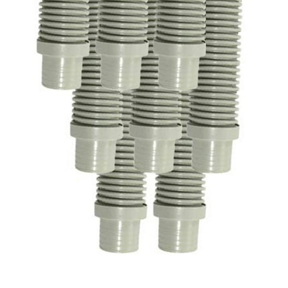 Puri Tech Vacuum Hose Navigator Pool Vac Ultra Aquabug 1.5in x 4ft Lt. Gray 8 Pack