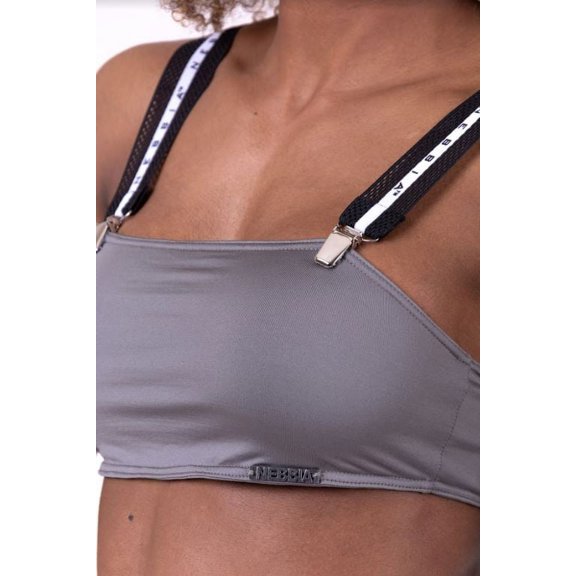 NEBBIA Bikini top bandeau with removable suspenders 672