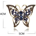 thumbnail image 4 of LINLIN Fashion Crystal Butterfly Brooch, Multi Color Rhinestone Crystal Brooches Pins, Cute Animal Shape Corsages Brooches for Women Decoration, 4 of 4