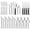 Multicolor, variant on 20 Piece Silverware Set, ENLOY Stainless Steel Flatware Cutlery Set, Kitchen Utensil Set Service for 4, Include Knife Fork Spoon, Mirror Polished, Dishwasher Safe