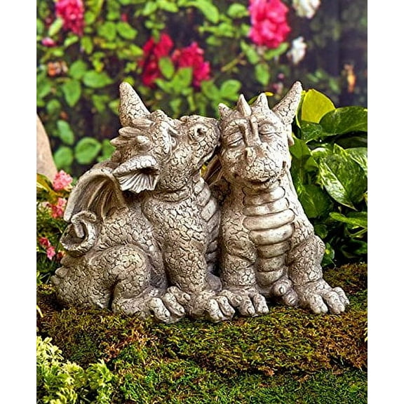 Accents Depot Dragon Couple Garden Statue