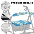 thumbnail image 5 of HELLHERO Washable Seat & Back Covers and Walker Rollator Seat Back Cover Non-Slip Cover & Easy to Clean and Elderly Daisies Bees, 5 of 7
