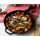 thumbnail image 2 of Skillet Lodge de hierro fundido de 10.25 pulgadas con mango de silicona roja, 2 of 6