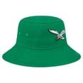 thumbnail image 3 of Men's New Era Kelly Green Philadelphia Eagles Main Bucket Hat, 3 of 4